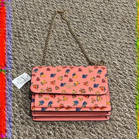 ⭐️⭐️Host Pick⭐️⭐️NWT Coach Klare Crossbody w/Mini Vintage Rose Print - Picture 6 of 16